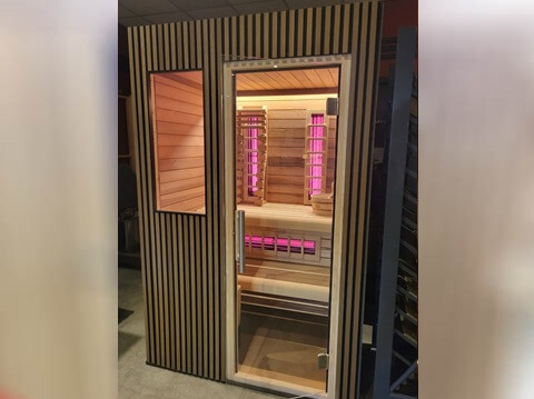 Showmodel Red Ceder combi sauna