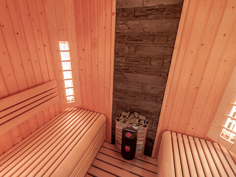 Sauna + Infrarood "de luxe"